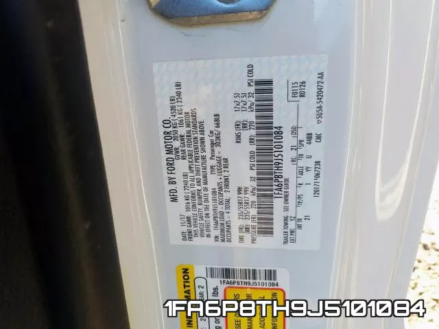 1FA6P8TH9J5101084 фото 2