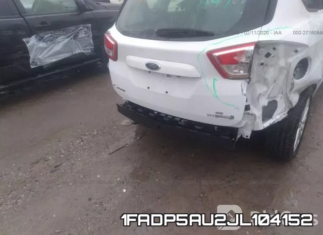 1FADP5AU2JL104152 фото 7