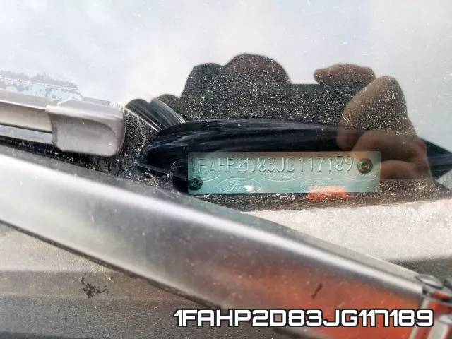 1FAHP2D83JG117189 фото 2