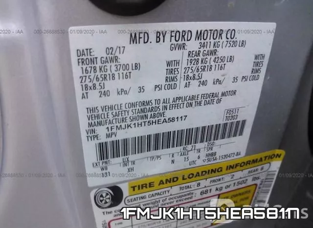 1FMJK1HT5HEA58117 фото 10
