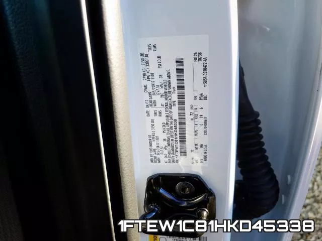 1FTEW1C81HKD45338 фото 2