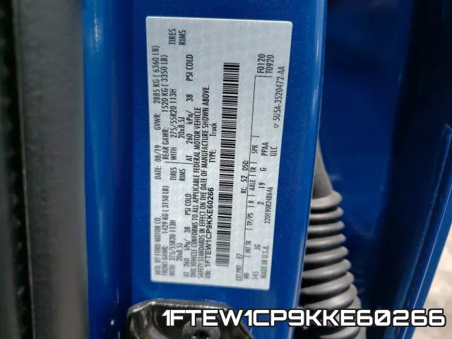 1FTEW1CP9KKE60266 фото 2