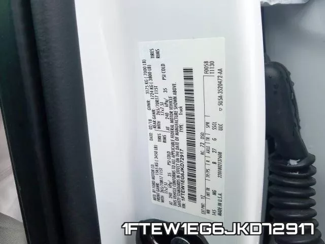 1FTEW1EG6JKD72917 фото 2