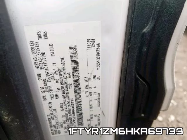 1FTYR1ZM6HKA69733 фото 2