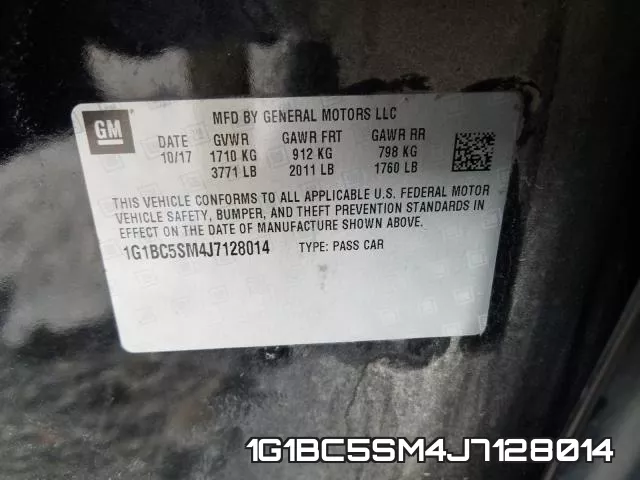 1G1BC5SM4J7128014 фото 2