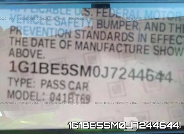 1G1BE5SM0J7244644 фото 10