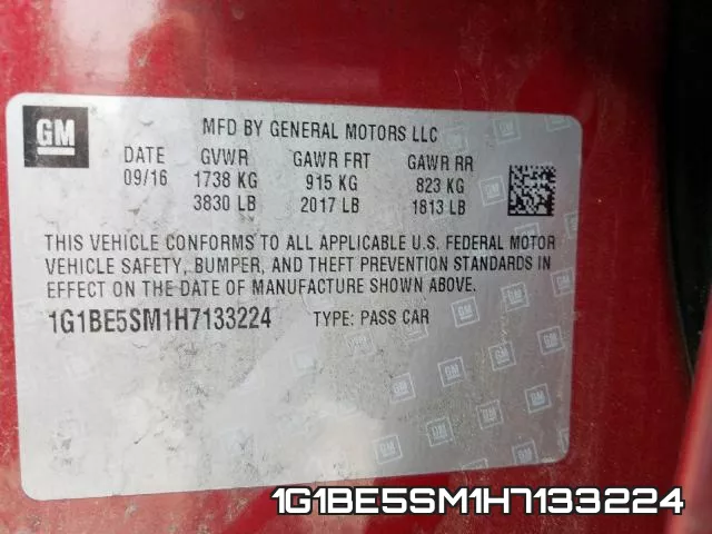 1G1BE5SM1H7133224 фото 2