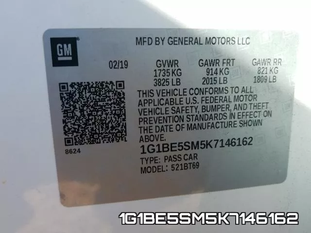 1G1BE5SM5K7146162 фото 2