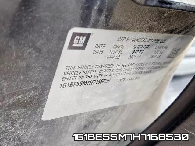 1G1BE5SM7H7168530 фото 2
