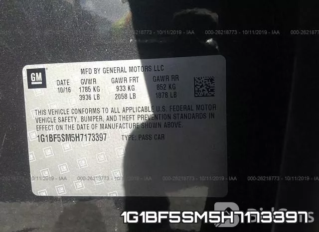 1G1BF5SM5H7173397 фото 10