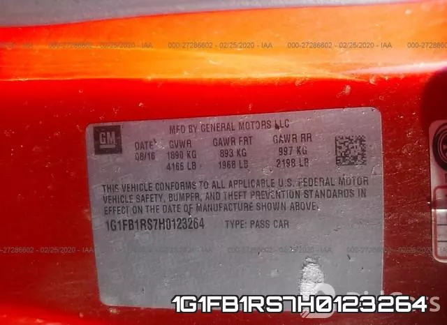 1G1FB1RS7H0123264 фото 10