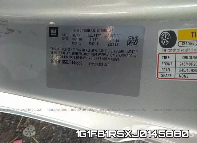 1G1FB1RSXJ0145880 фото 10