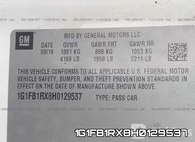 1G1FB1RX8H0129537 фото 10
