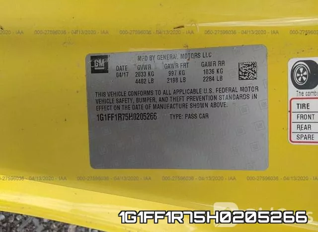 1G1FF1R75H0205266 фото 10