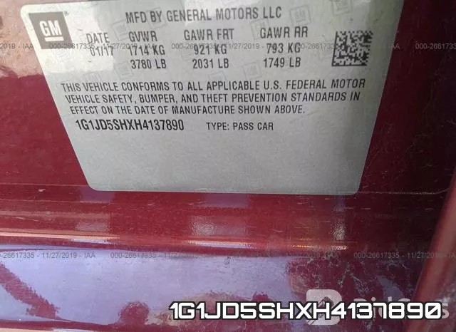 1G1JD5SHXH4137890 фото 10