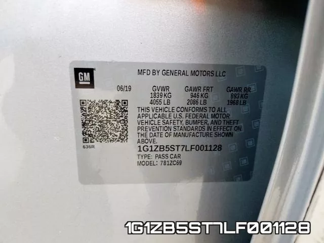 1G1ZB5ST7LF001128 фото 2
