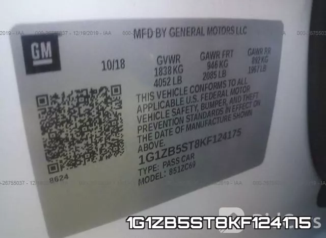 1G1ZB5ST8KF124175 фото 10