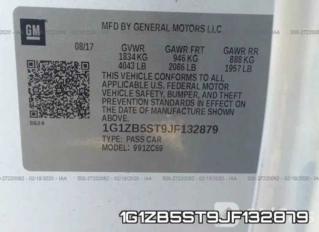 1G1ZB5ST9JF132879 фото 10
