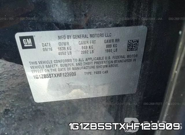 1G1ZB5STXHF123909 фото 10
