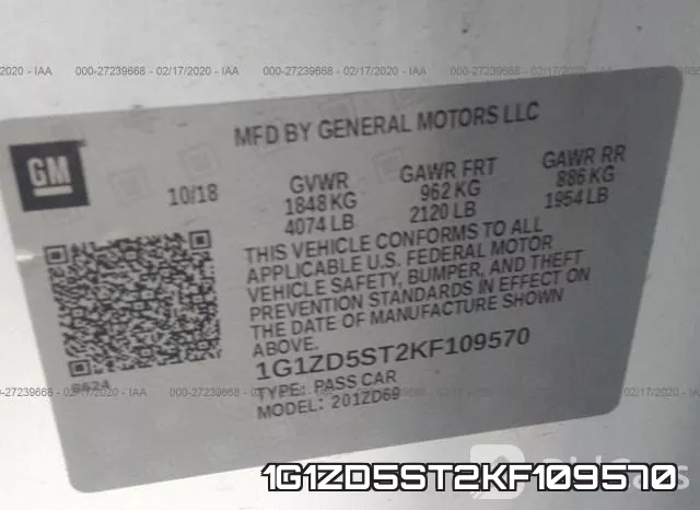 1G1ZD5ST2KF109570 фото 10