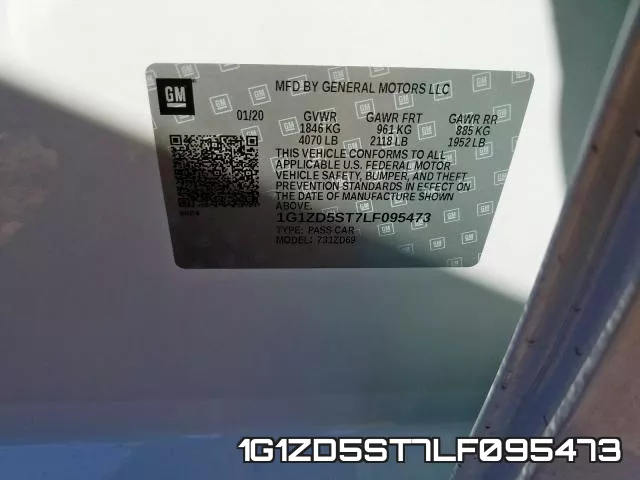 1G1ZD5ST7LF095473 фото 2