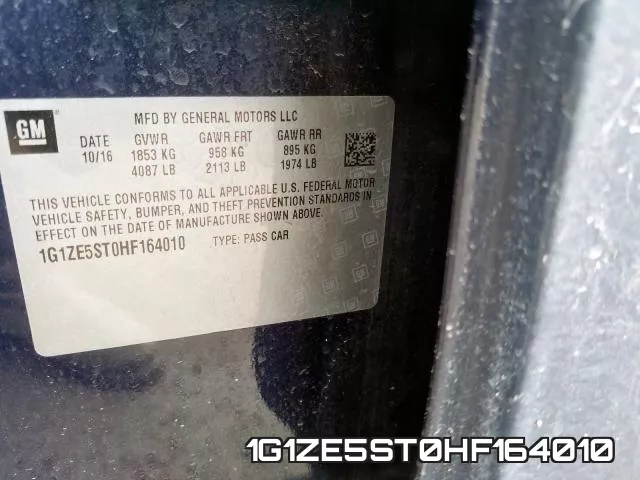 1G1ZE5ST0HF164010 фото 2