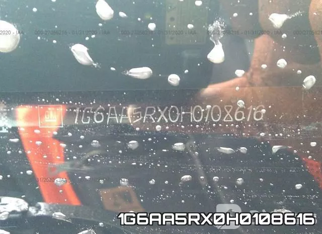 1G6AA5RX0H0108616 фото 10