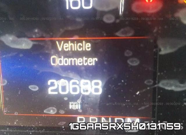 1G6AA5RX5H0131759 фото 8