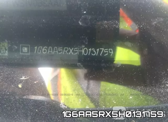 1G6AA5RX5H0131759 фото 10