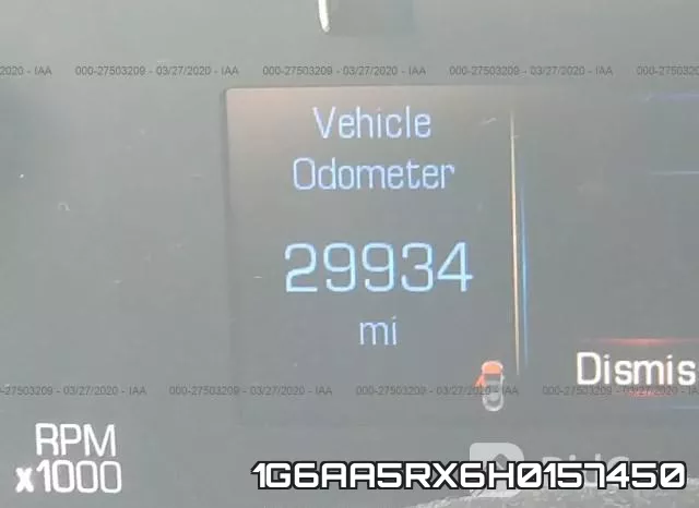 1G6AA5RX6H0157450 фото 8
