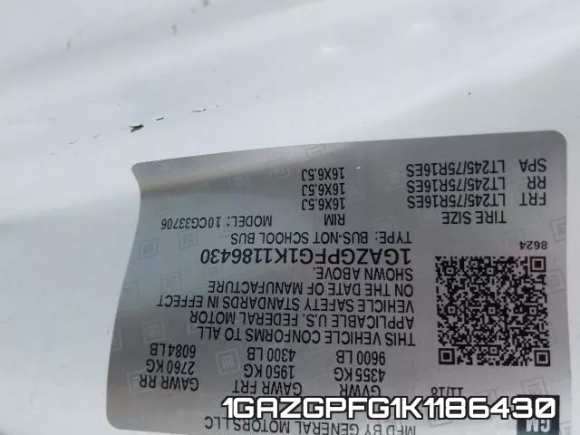 1GAZGPFG1K1186430 фото 2