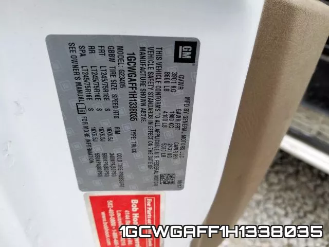 1GCWGAFF1H1338035 фото 2