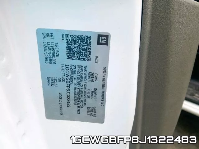 1GCWGBFP8J1322483 фото 2