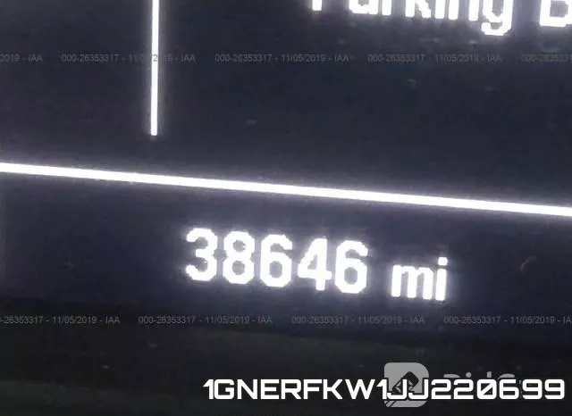 1GNERFKW1JJ220699 фото 8