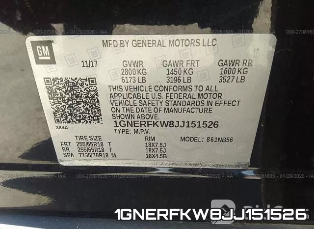 1GNERFKW8JJ151526 фото 10
