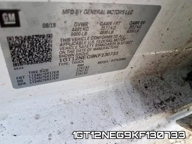 1GT12NEG9KF130733 фото 2