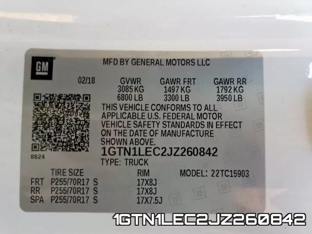 1GTN1LEC2JZ260842 фото 2