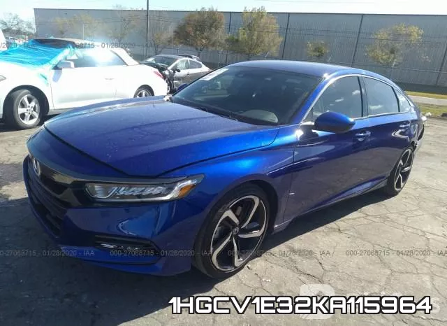 1HGCV1E32KA115964 фото 3