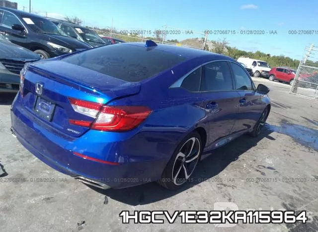 1HGCV1E32KA115964 фото 5