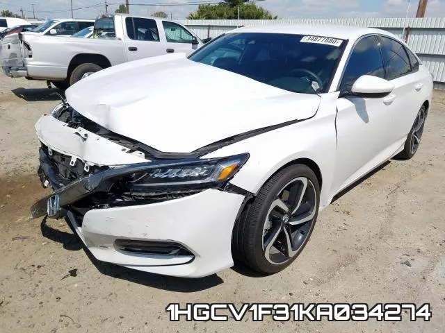 1HGCV1F31KA034274 фото 3