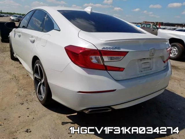1HGCV1F31KA034274 фото 4