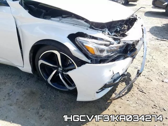 1HGCV1F31KA034274 фото 10