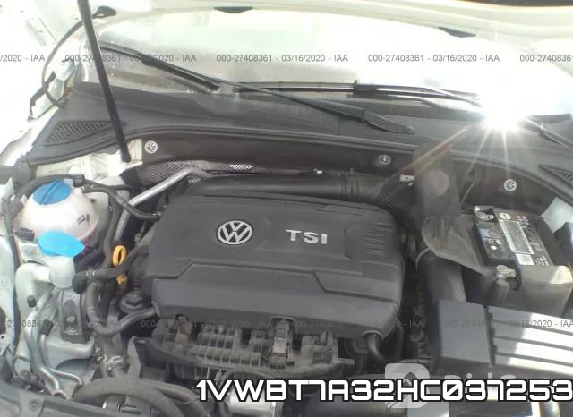 1VWBT7A32HC037253 фото 2