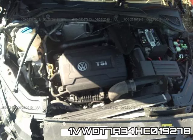 1VWDT7A34HC019278 фото 2