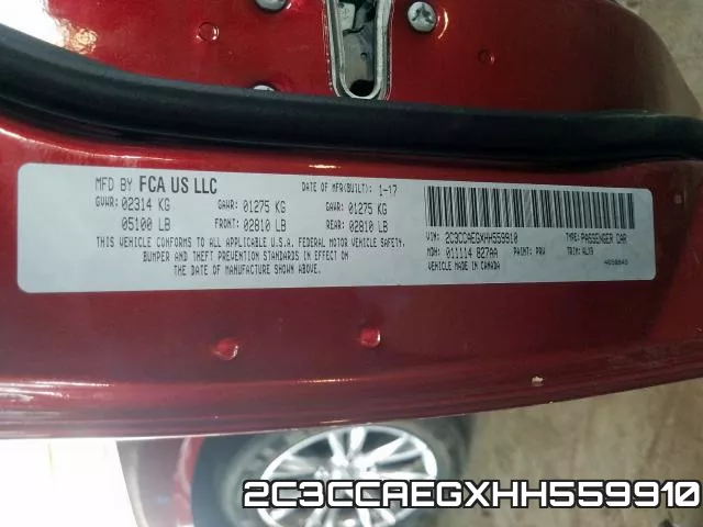 2C3CCAEGXHH559910 фото 2