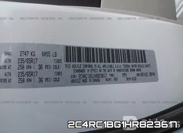 2C4RC1BG1HR823617 фото 10