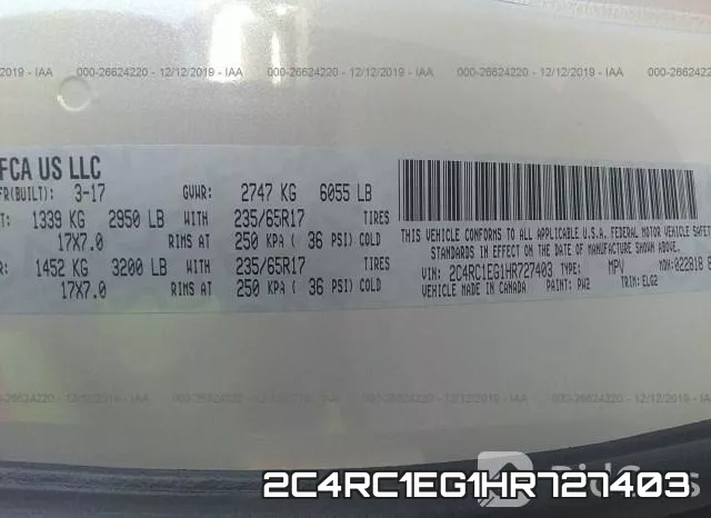 2C4RC1EG1HR727403 фото 10