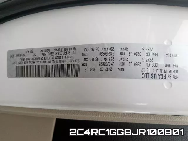2C4RC1GG8JR100801 фото 2