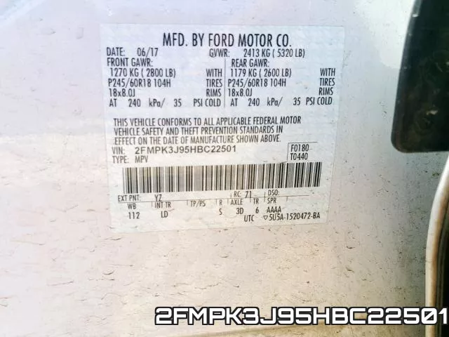 2FMPK3J95HBC22501 фото 2