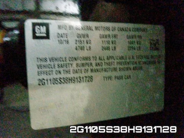 2G1105S38H9131728 фото 2